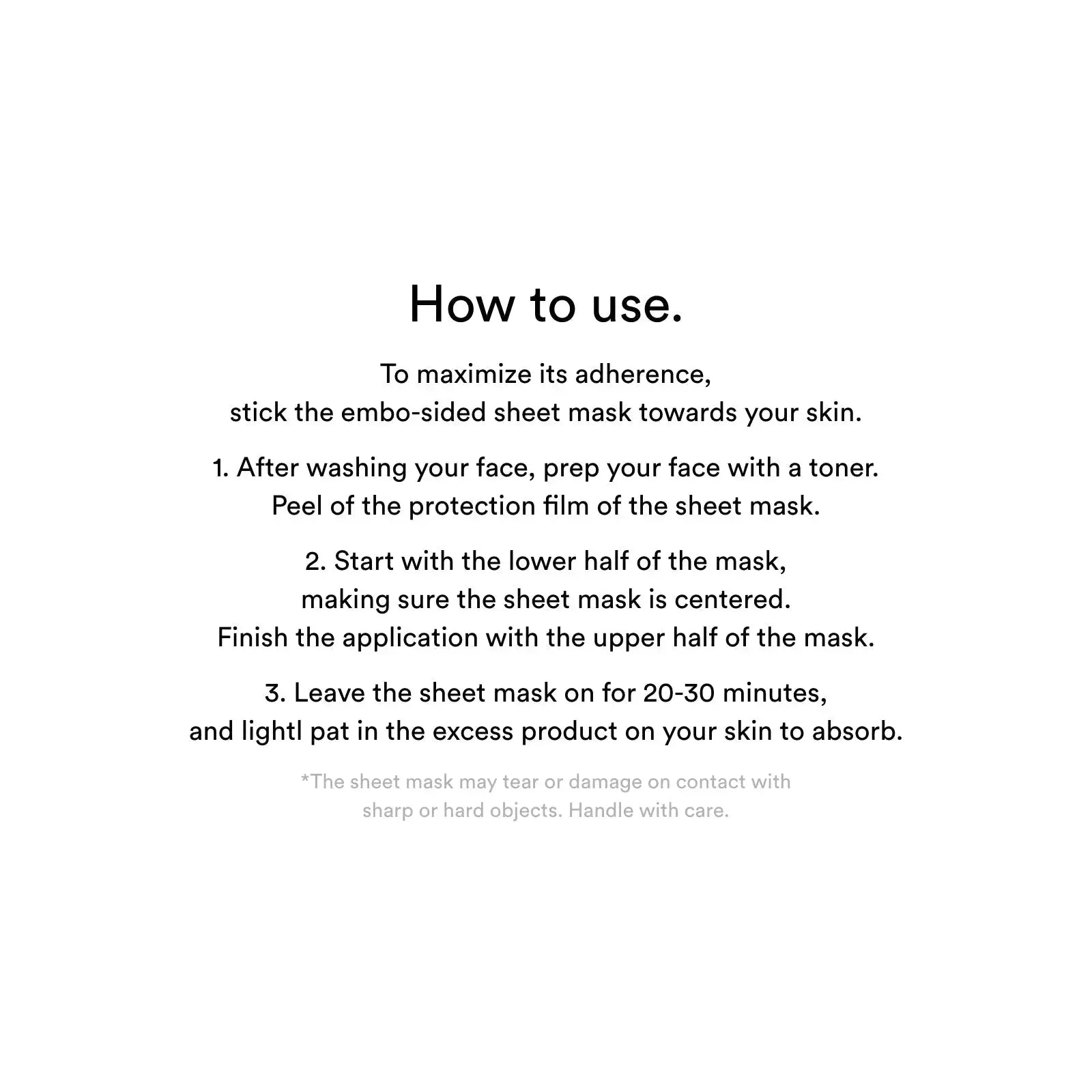 How to use Abib Collagen Gel Mask Sedum Jelly collagen sheet mask