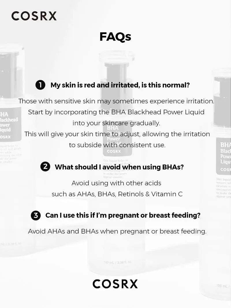 COSRX - BHA Blackhead Power Liquid 100ml - Korean Skincare -Nashwa