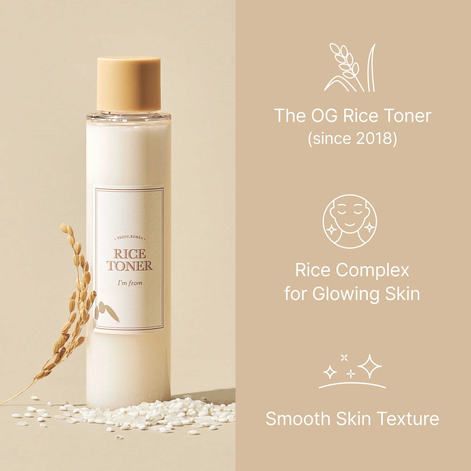 I'm from - Rice Toner - Korean skincare - nashwa