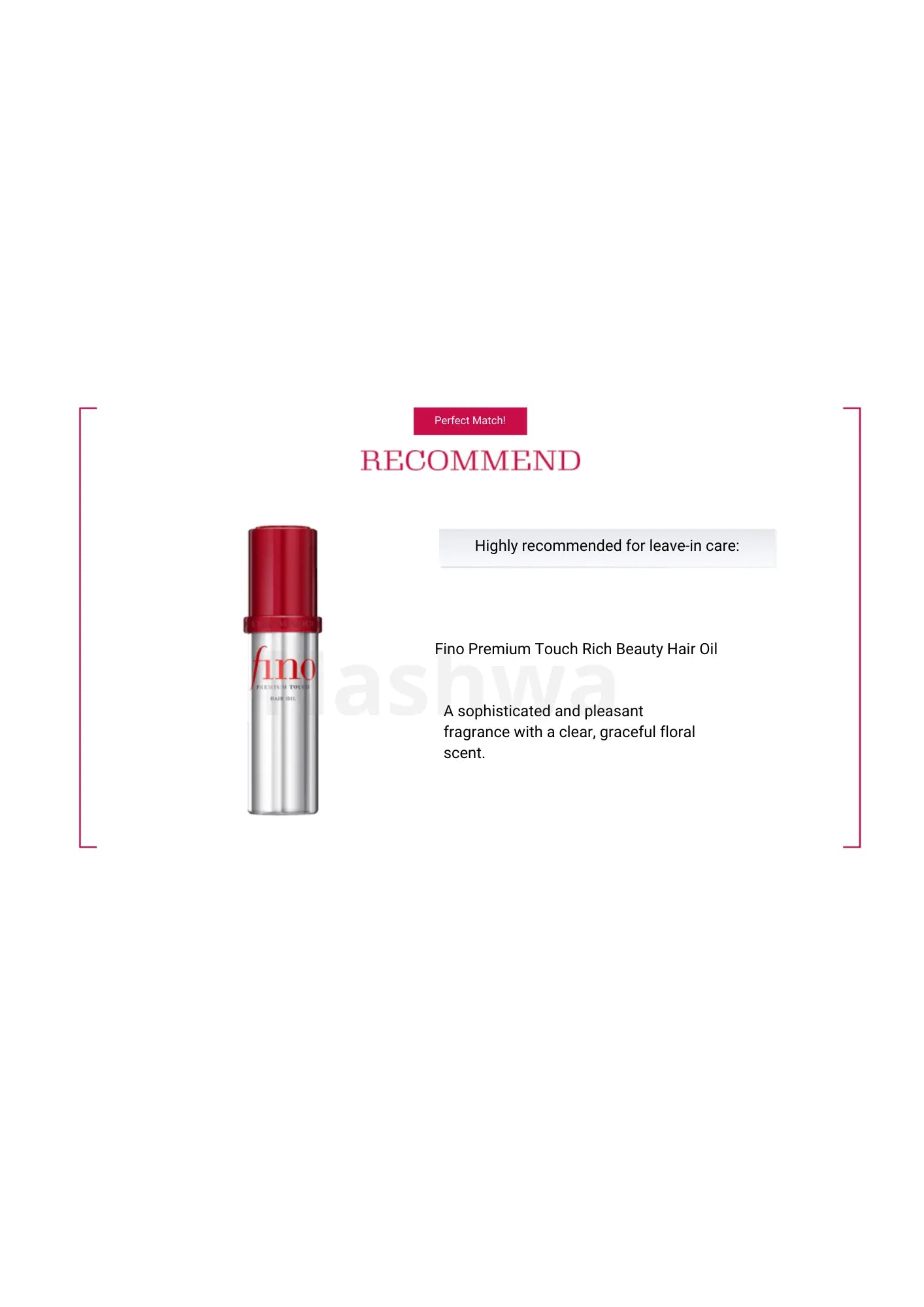 Shiseido Fino Premium Touch Hair Essence oil Japanese haircare hair oil