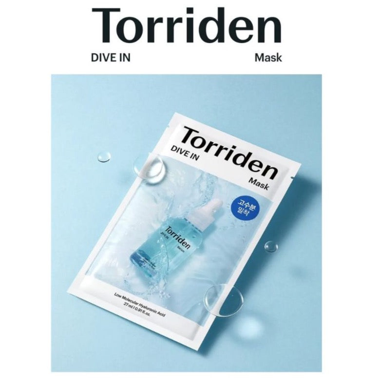 Torriden - DIVE-IN Low Molecule Hyaluronic Acid Mask - Nashwa - Korean and Japanese skincare