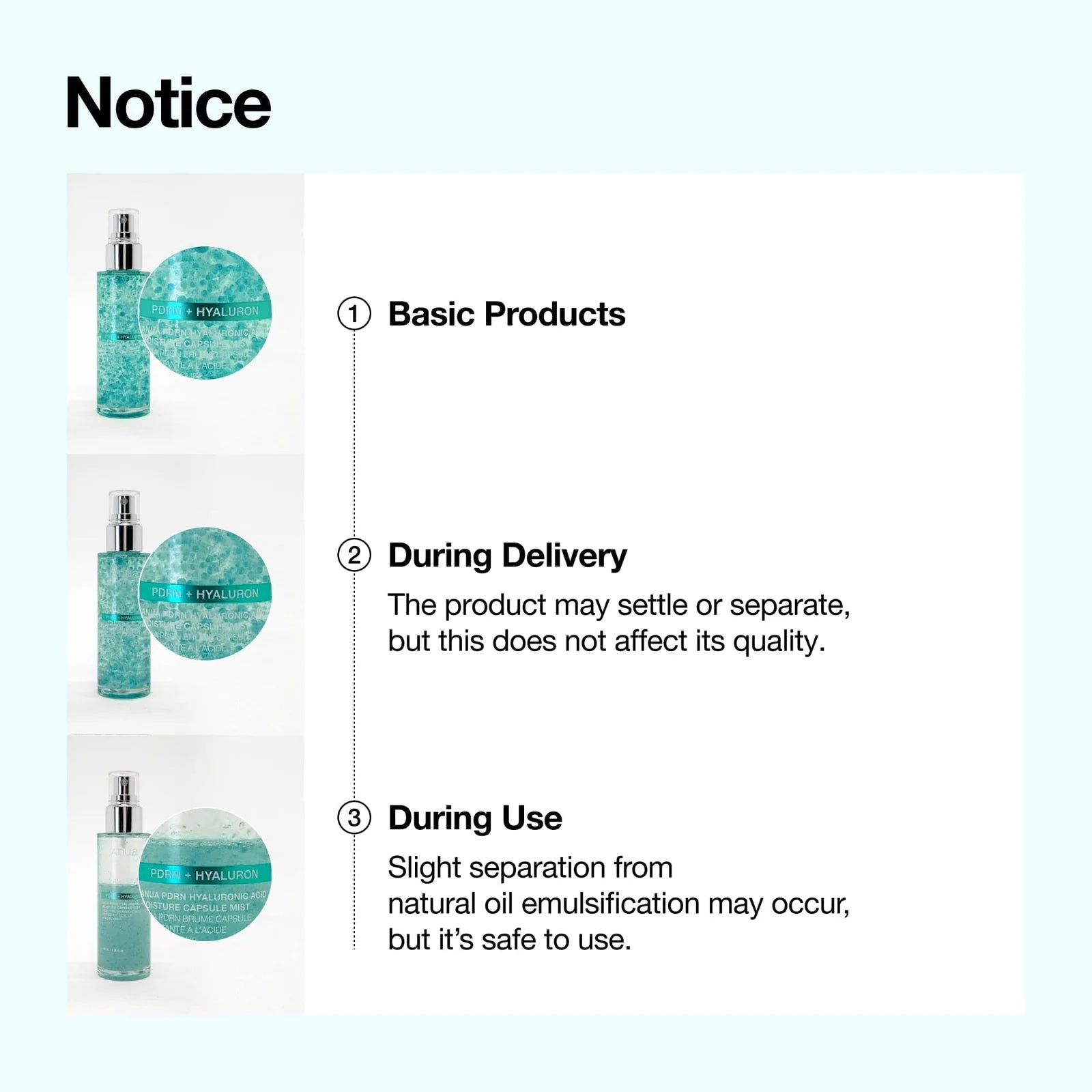 Anua PDRN Hyaluronic Acid Hydrating Capsule Mist korean skincare toner