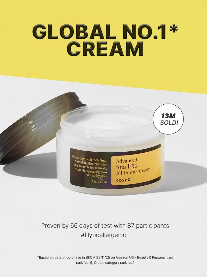 COSRX - Advanced Snail 92 All In One Cream 100 gram - Korean skincare - nashwa