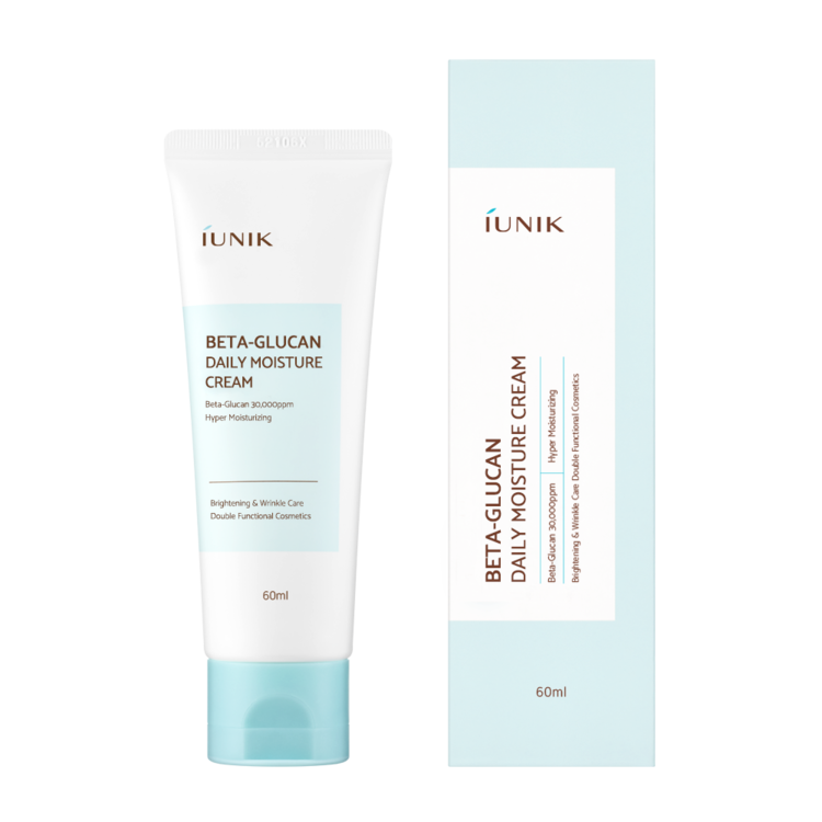 IUNIK - Beta Glucan Daily Moisture Cream 60 ml - korean skincare - nashwa 