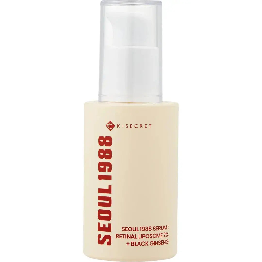 KSECRET - SEOUL 1988 Serum - Retinal Liposome 2% + Black Ginseng 30ml - Korean skincare - Nashwa