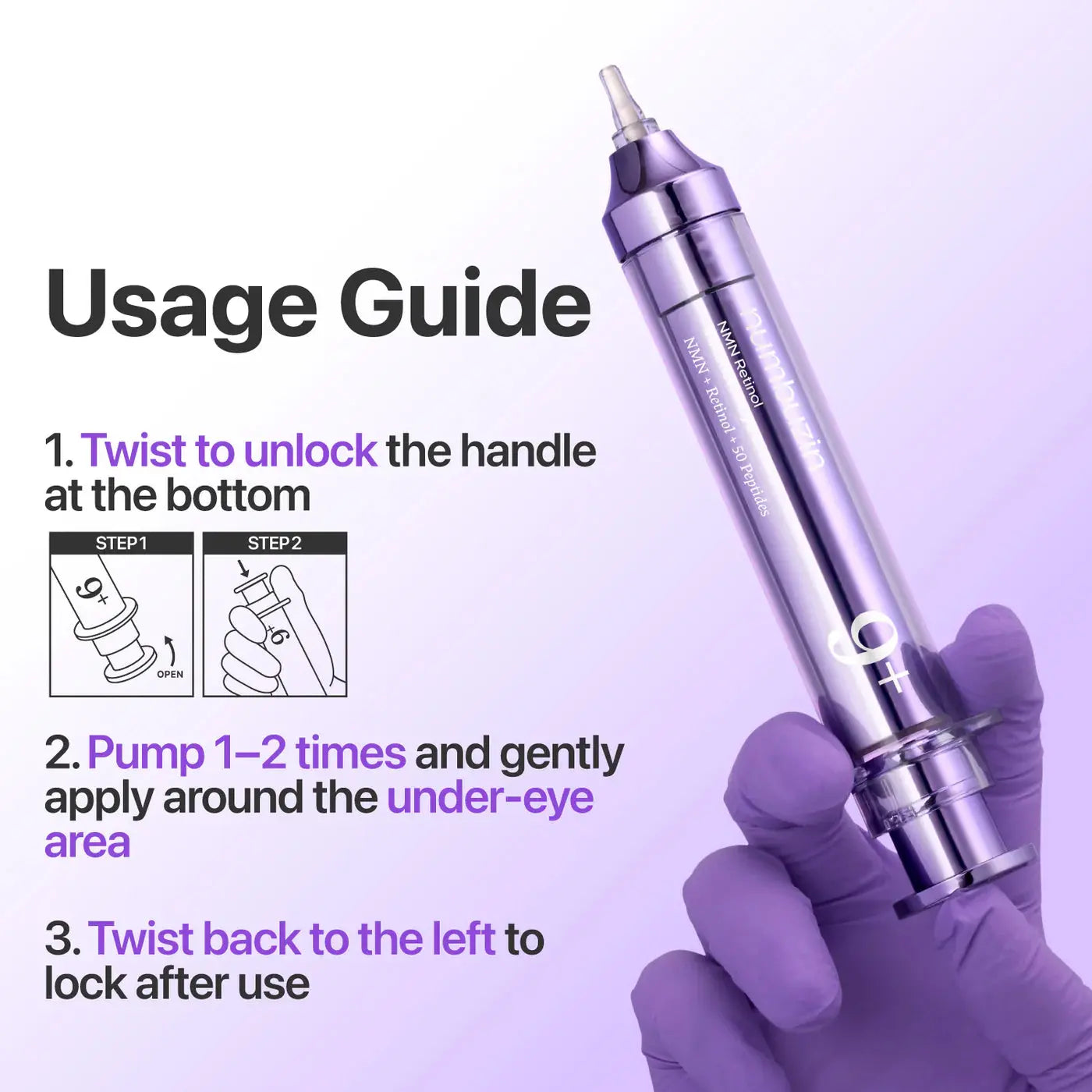 Numbuzin No.9 NAD+ Retinol Volumetox Eye Cream