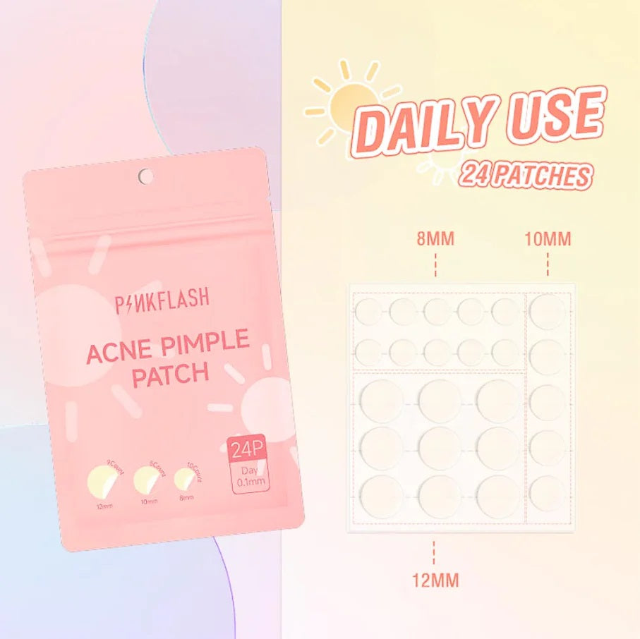 PINKFLASH - Acne Pimple Night Patch 24 pcs - Chinese skincare - Nashwa