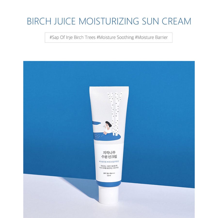 Round Lab - Birch Juice Moisturizing Sun Cream SPF50+ PA++++ 50ml