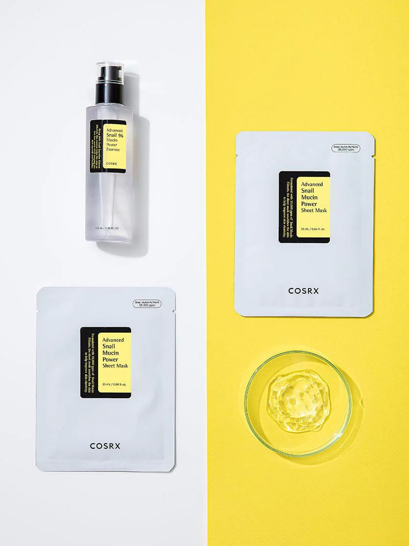 Cosrx - Advanced Snail Mucin Power Sheet Mask - Nashwa - Korean and Japanese skincare