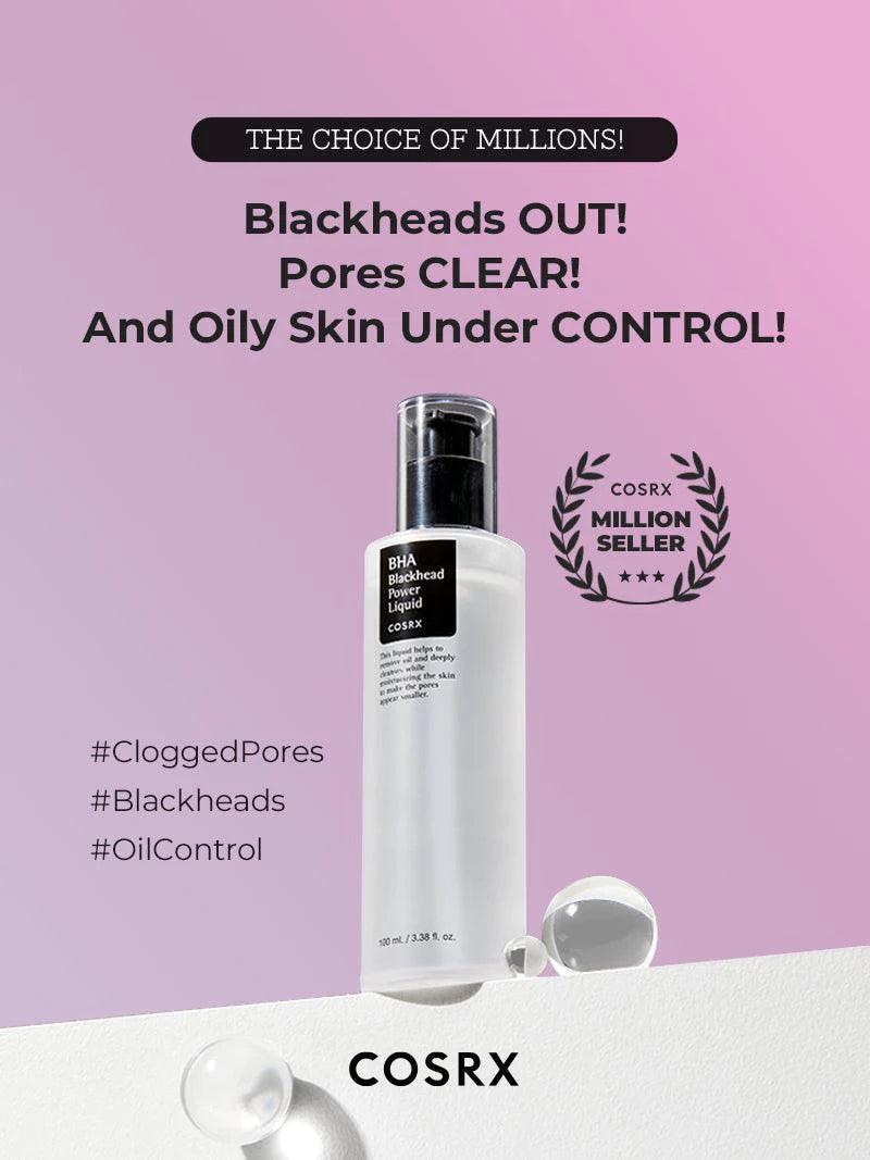 COSRX - BHA Blackhead Power Liquid 100ml - Nashwa Korean Skincare