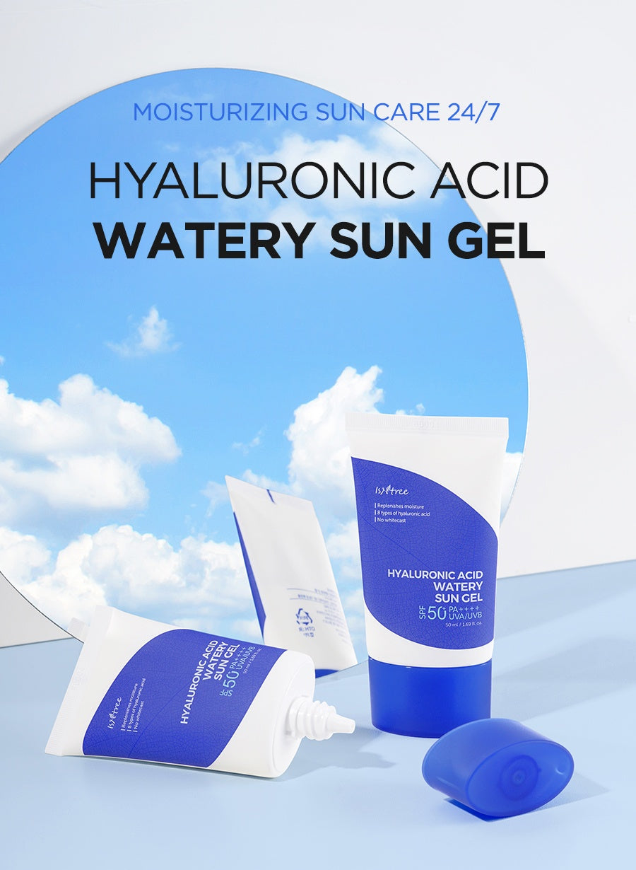 Isntree - Hyaluronic Acid Watery Sun Gel 50ml - Nashwa - Korean and Japanese skincare