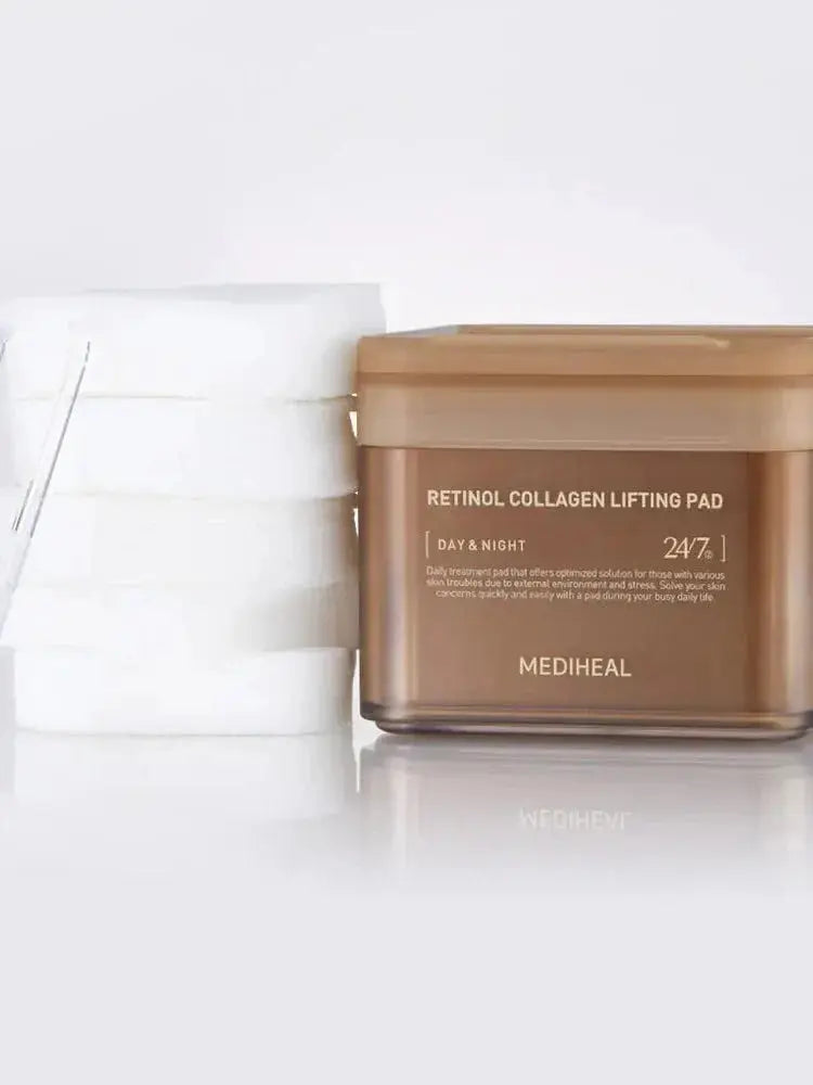 Mediheal Retinol Collagen Lifting Pads tegen rimpels en fijne lijntjes