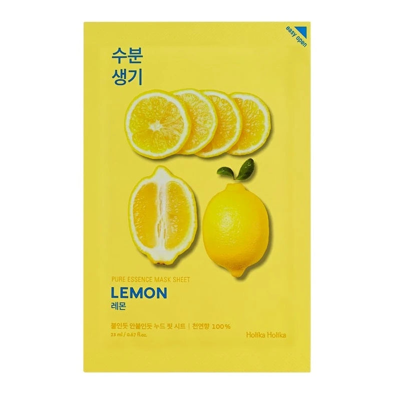 HOLIKA HOLIKA - Pure Essence Mask Sheet Lemon - Korean Skincare - Nashwa